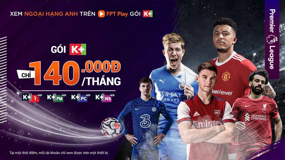 gói K+ trên FPT Play