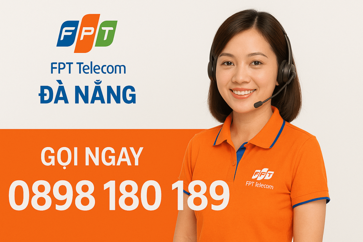 Hình ảnh nhân viên tổng đài FPT Telecom Đà Nẵng, hotline 0898 180 189 và 1900 6600.