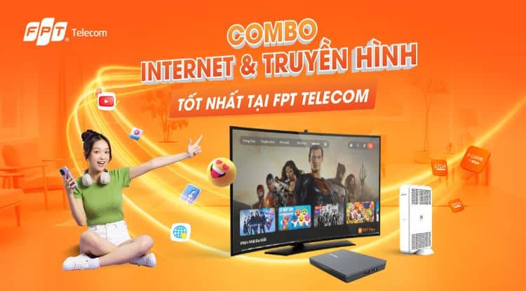 Combo Internet và truyền hình FPT Play tại Đà Nẵng với WiFi tốc độ cao, truyền hình giải trí đa dạng và nhiều ưu đãi hấp dẫn